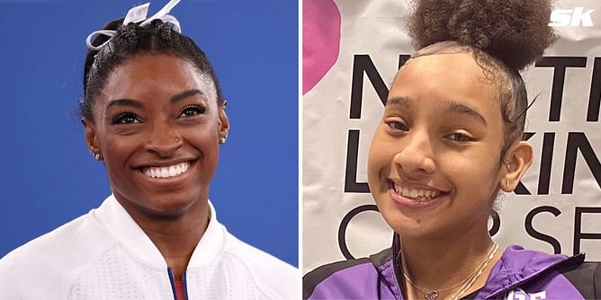 Simone Biles extends her support to youngster CaMarah Williams ahead of her Elite debut