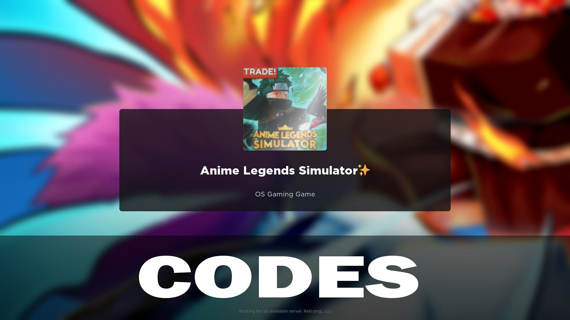Roblox Anime Champions Simulator (ACS) Codes (March 2024) - Twinfinite