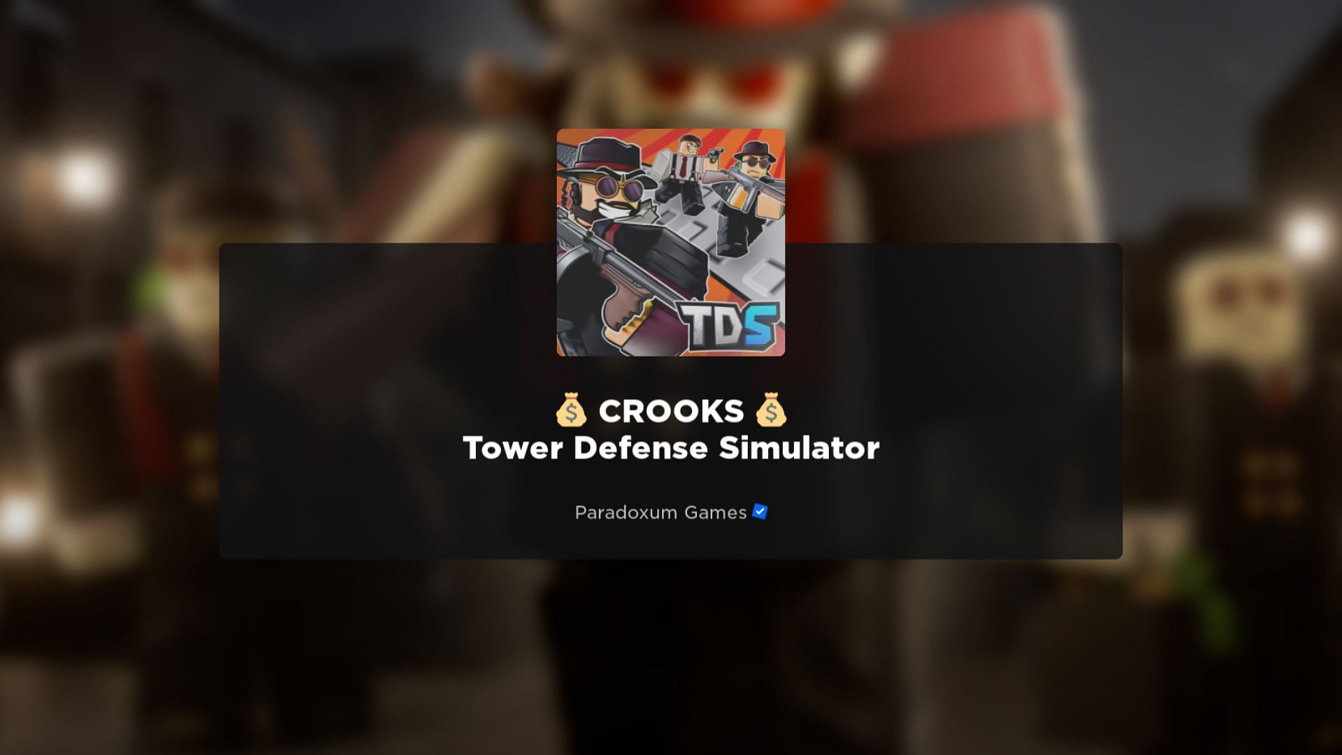 Crooks Boss update in Tower Defense Simulator