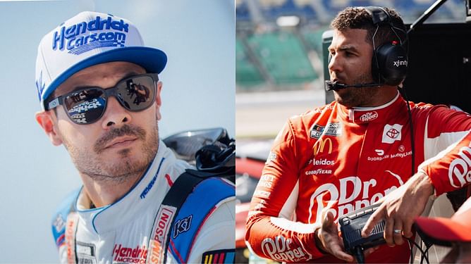 "Bubba just decided to run through me" - Kyle Larson's views on last lap exchanges with Bubba Wallace during 2024 NASCAR Busch Light Clash