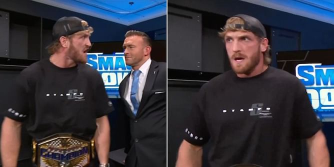 Logan Paul's epic reaction to finding out he'll be wrestling on SmackDown for the first time [WATCH]