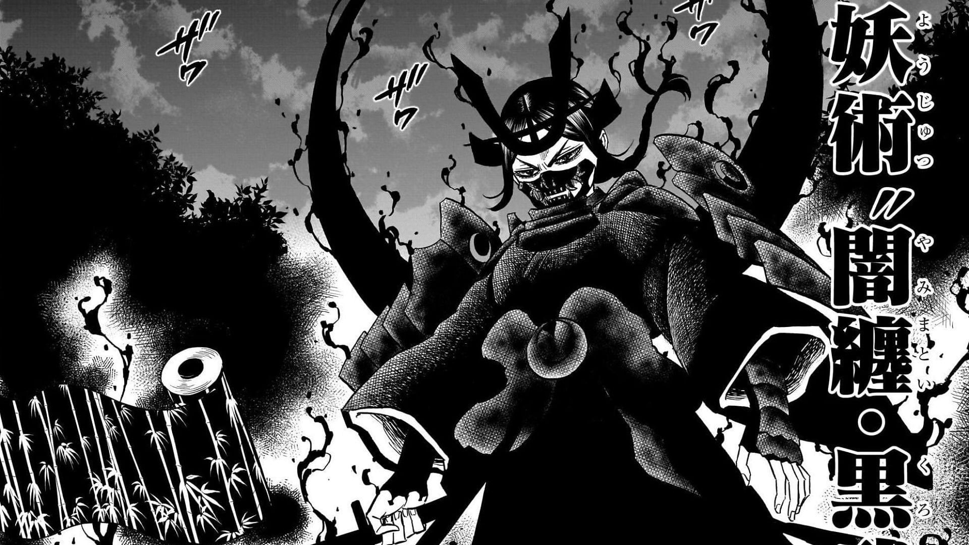 Yami Sukehiro as seen in the Black Clover manga (Image via Shueisha)