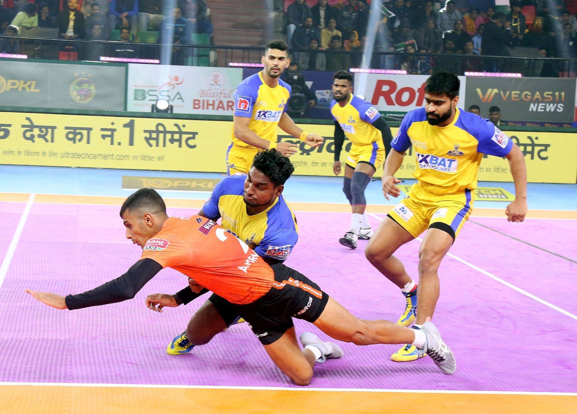 Tamil Thalaivas are up against UP Yoddhas (Credit: PKL)