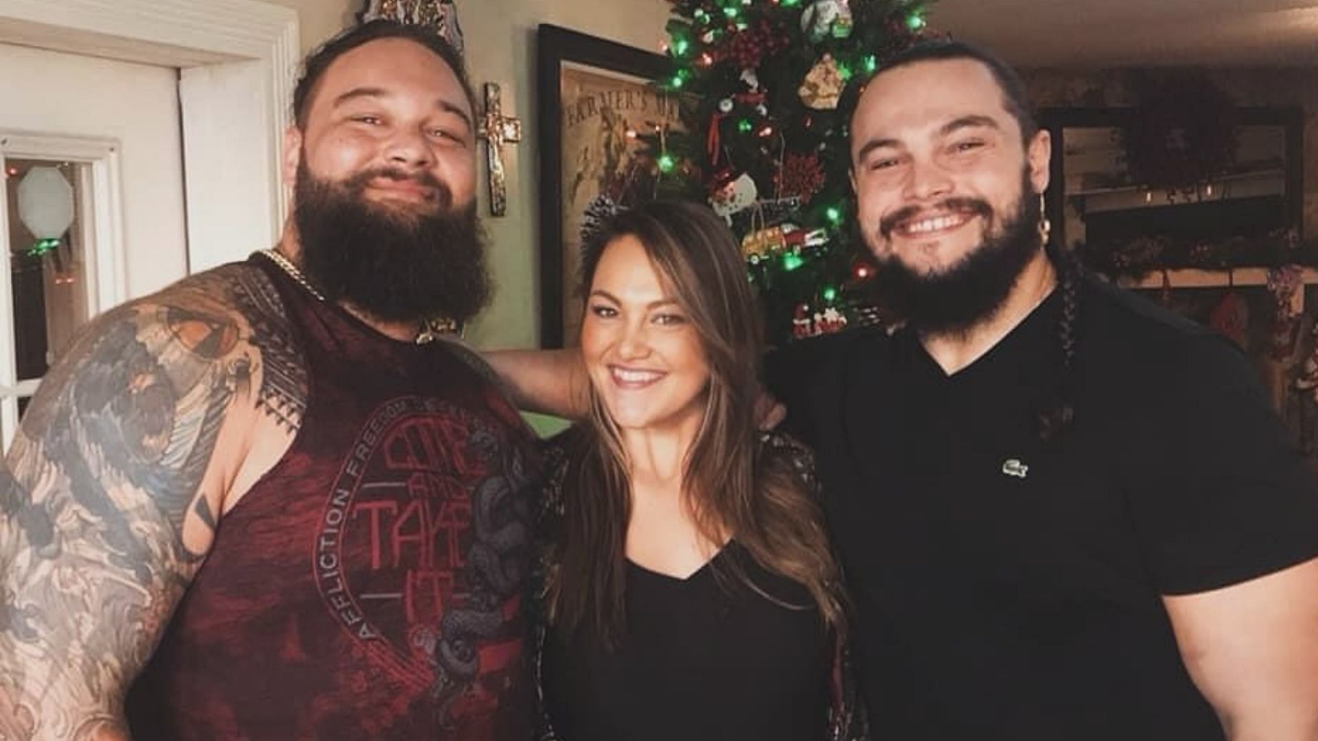 From left to right: Bray Wyatt, Mika Rotunda and Bo Dallas (Photo Courtesy: Instagram)