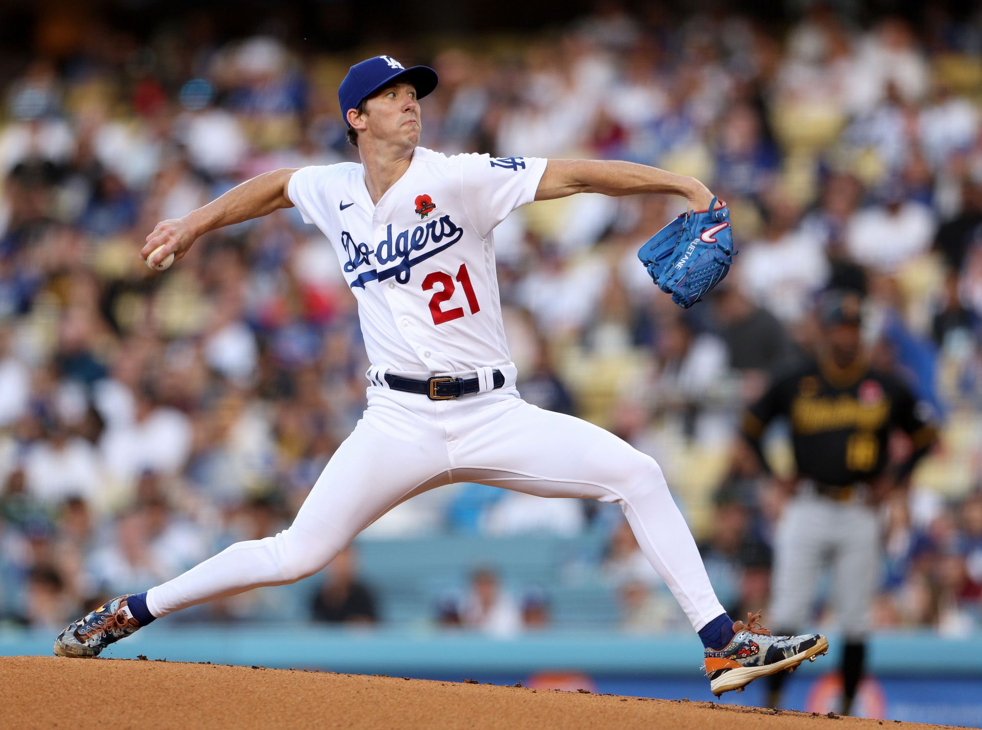 Dodgers Pitcher Walker Buehler (image via Getty)