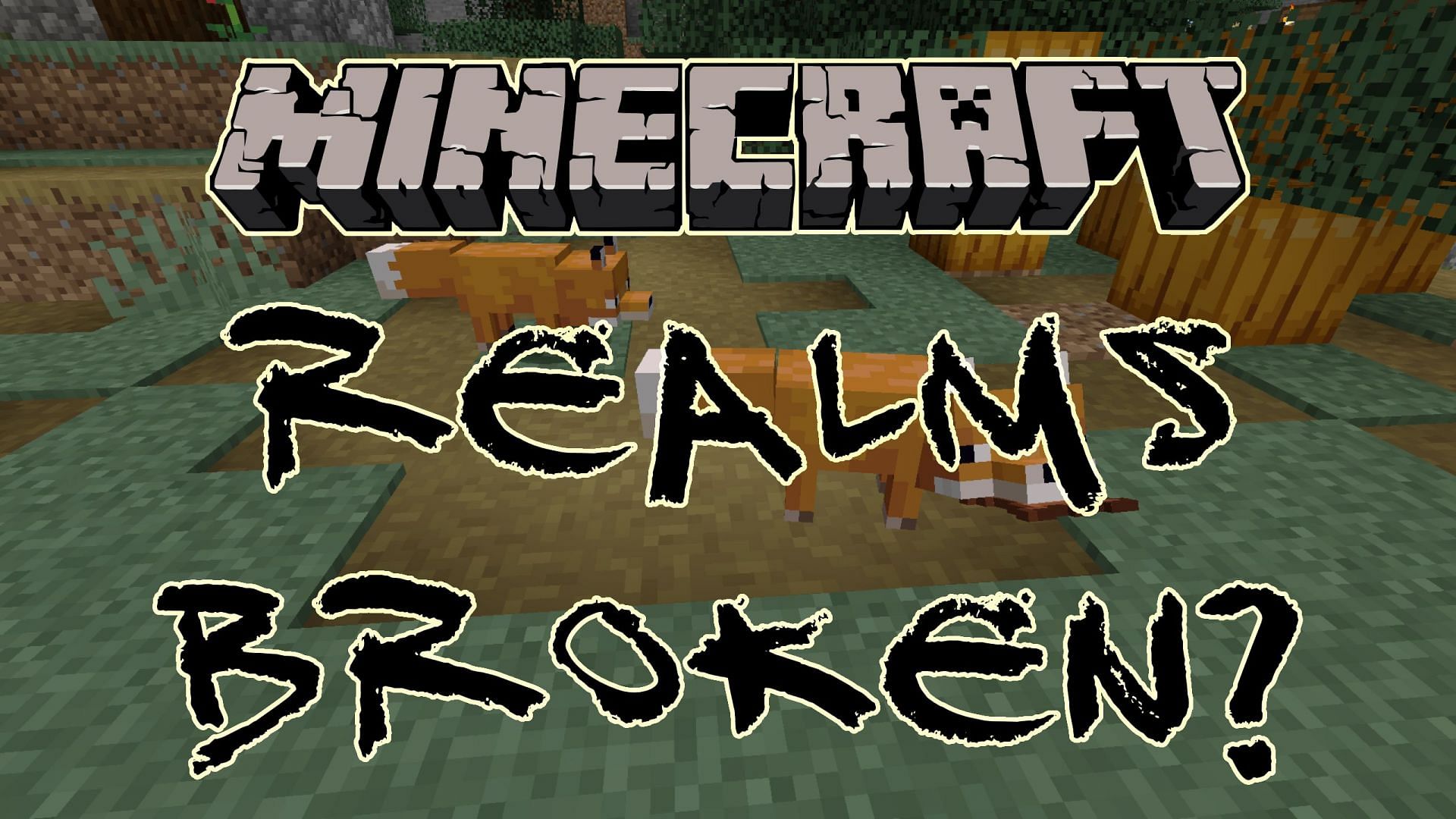 What the &quot;All realms updated&quot; message might mean (Image via Mojang)
