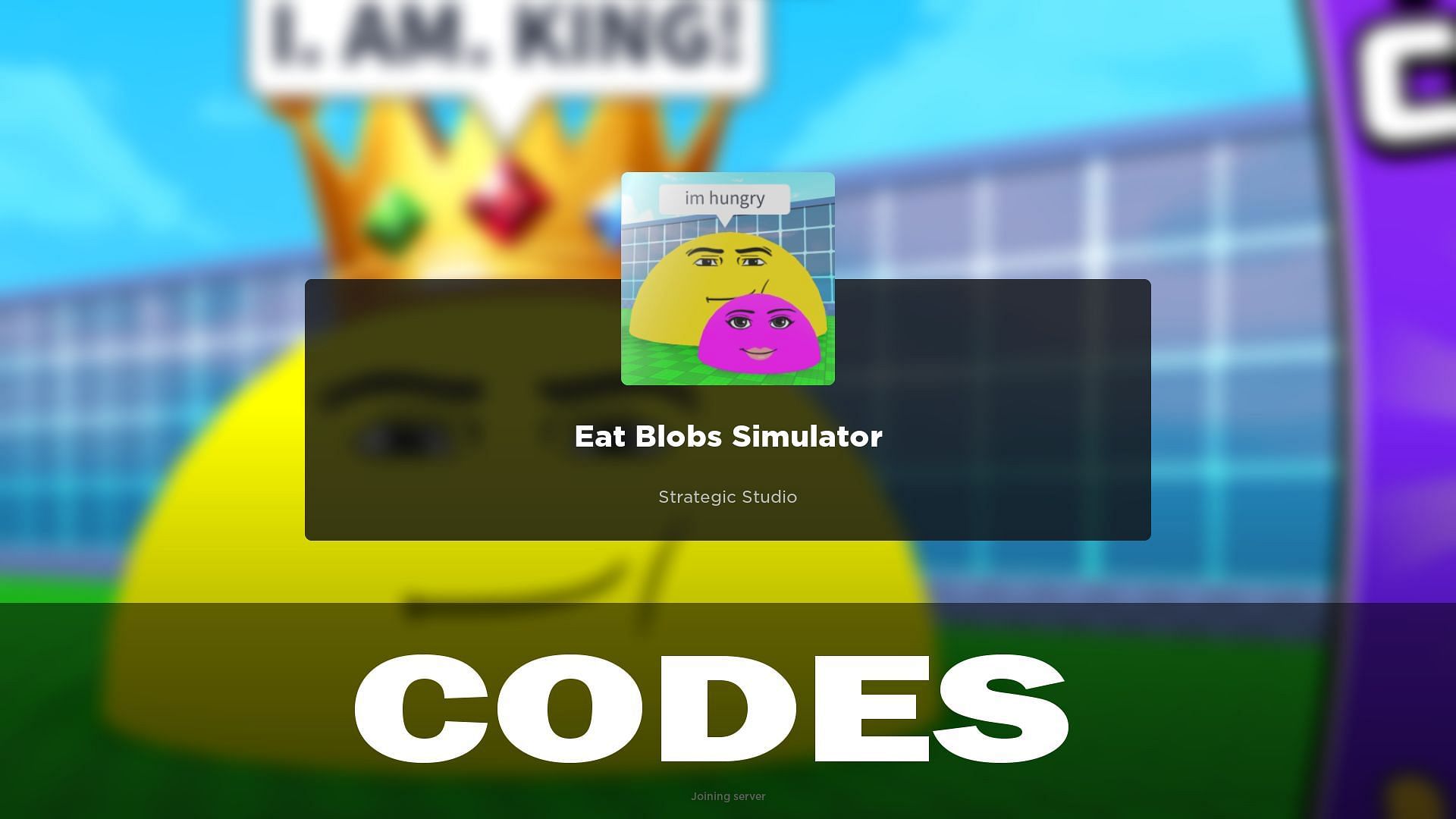 Eat Blobs Simulator codes