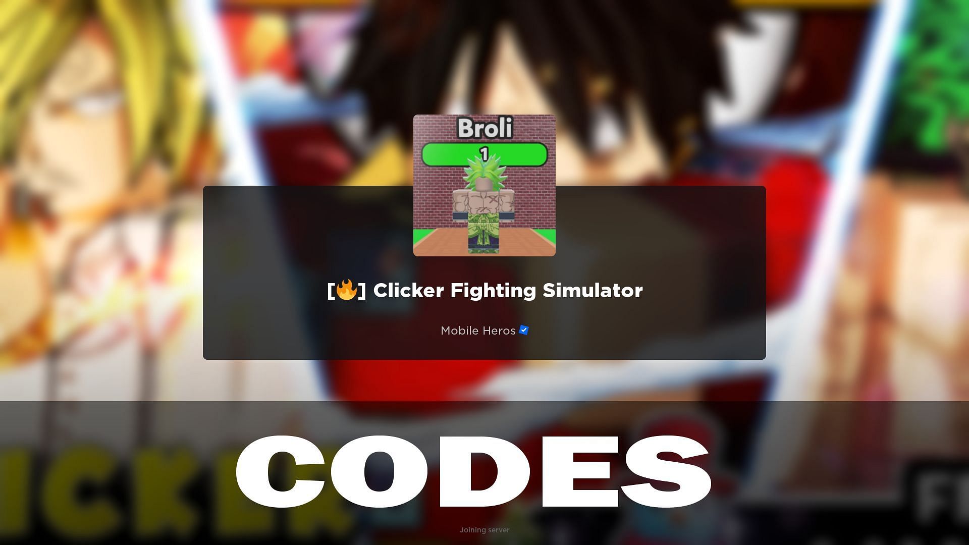 Clicker Fighting Simulator codes