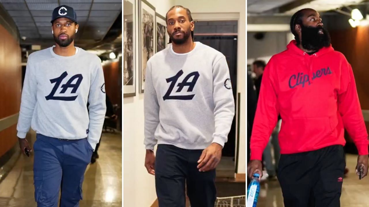 LA Clippers star rocked new team apparel ahead of their game against the Kings