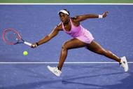 Sloane Stephens at the Dubai Duty Free Tennis Championships.