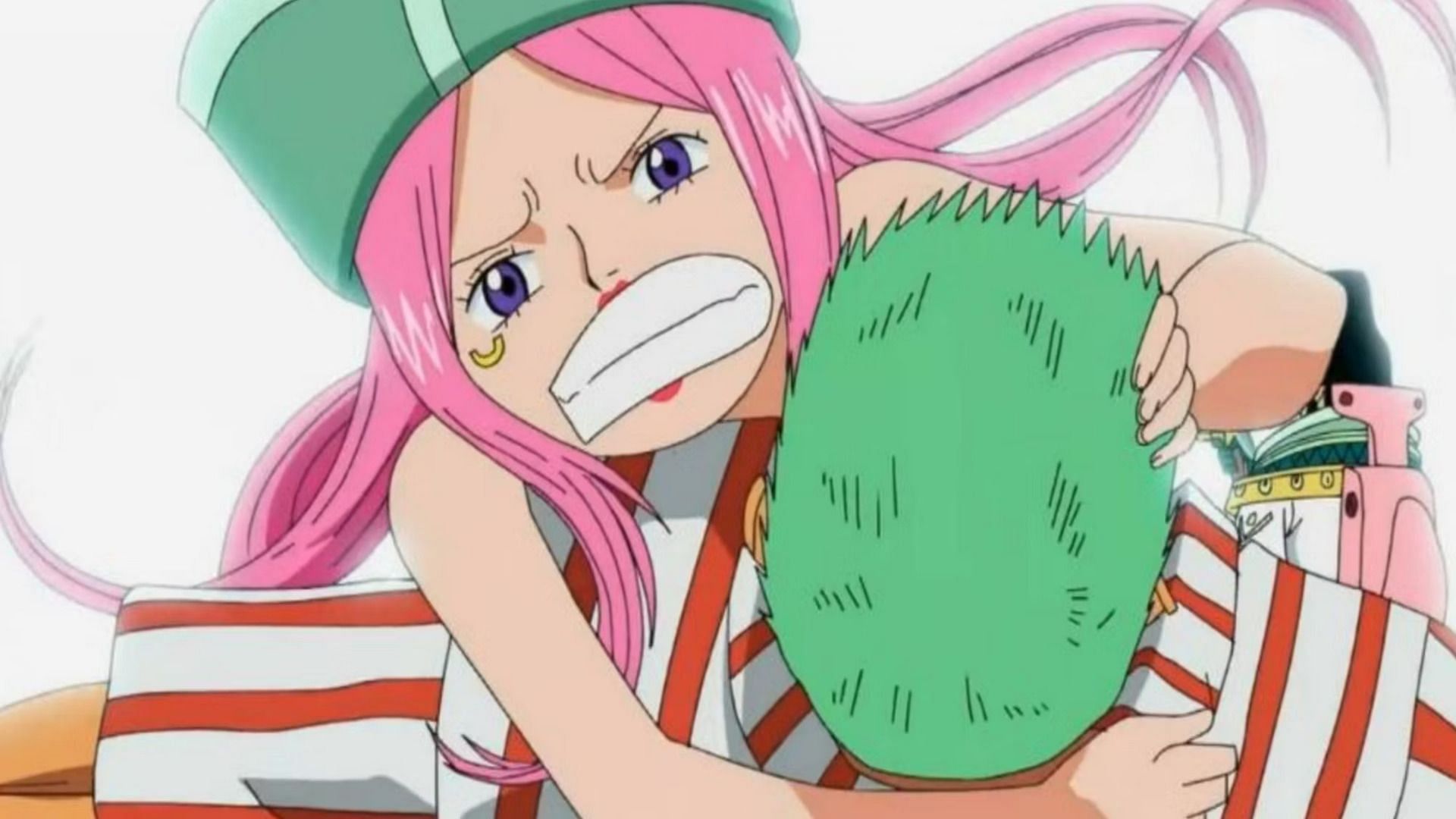 Jewelry Bonney&#039;s true origins were first teased in the Sabaody Archipelago arc, and are fully revealed in the Egghead arc prior to One Piece chapter 1107 (Image via Toei Animation)