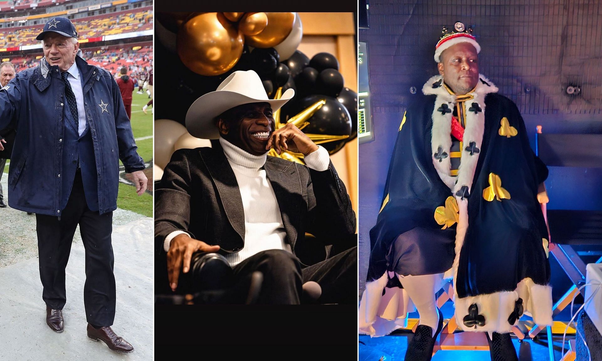 Deion Sanders and co. share moments with biggest stars from the NFL world ft. Barry Sanders, Jerry Jones, and more