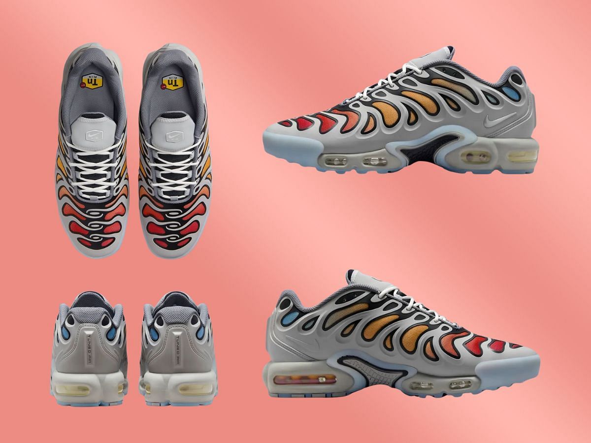 A closer look at the Nike Air Max Plus Drift shoe (Image via Nike)