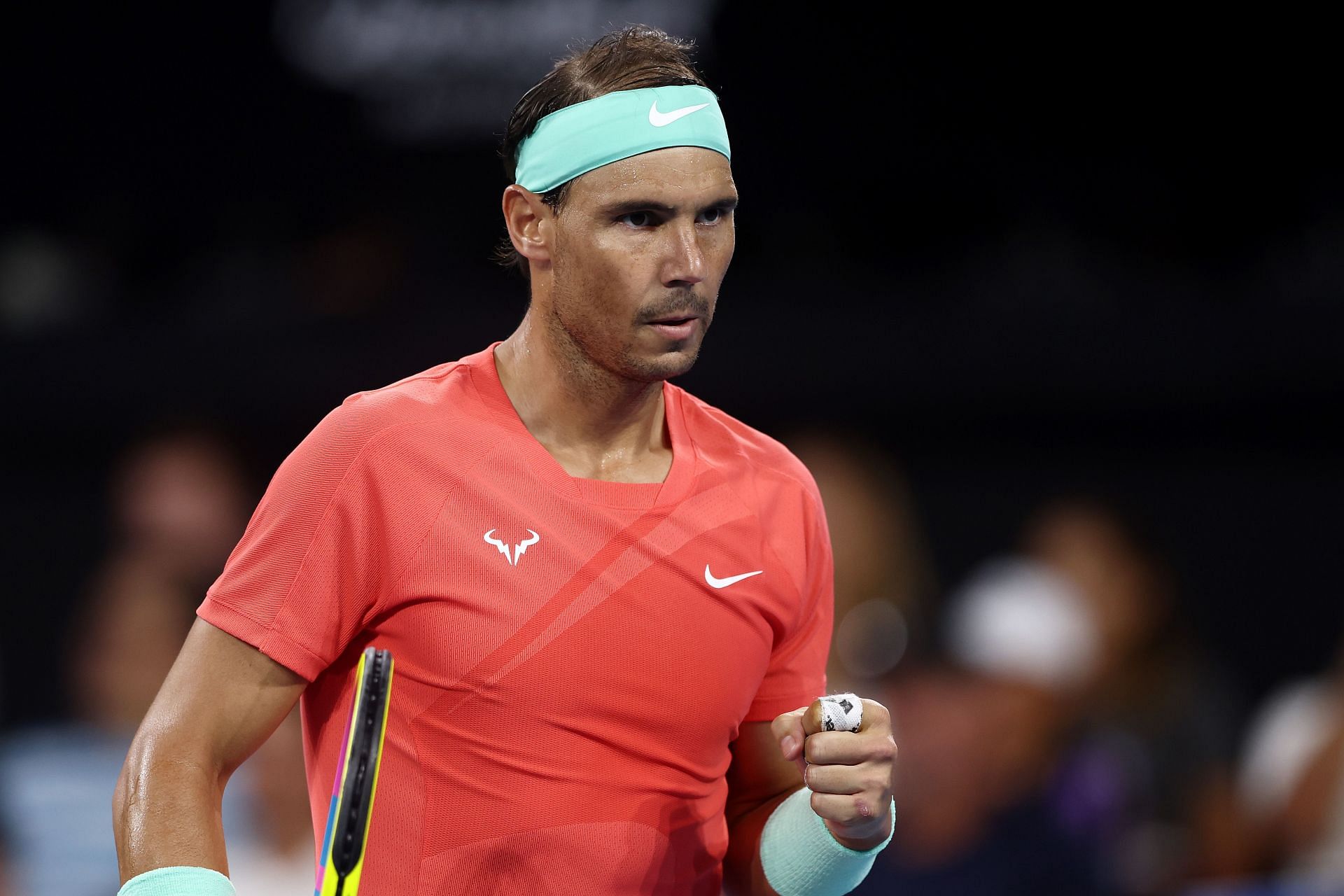 Rafael Nadal at the 2024 Brisbane International