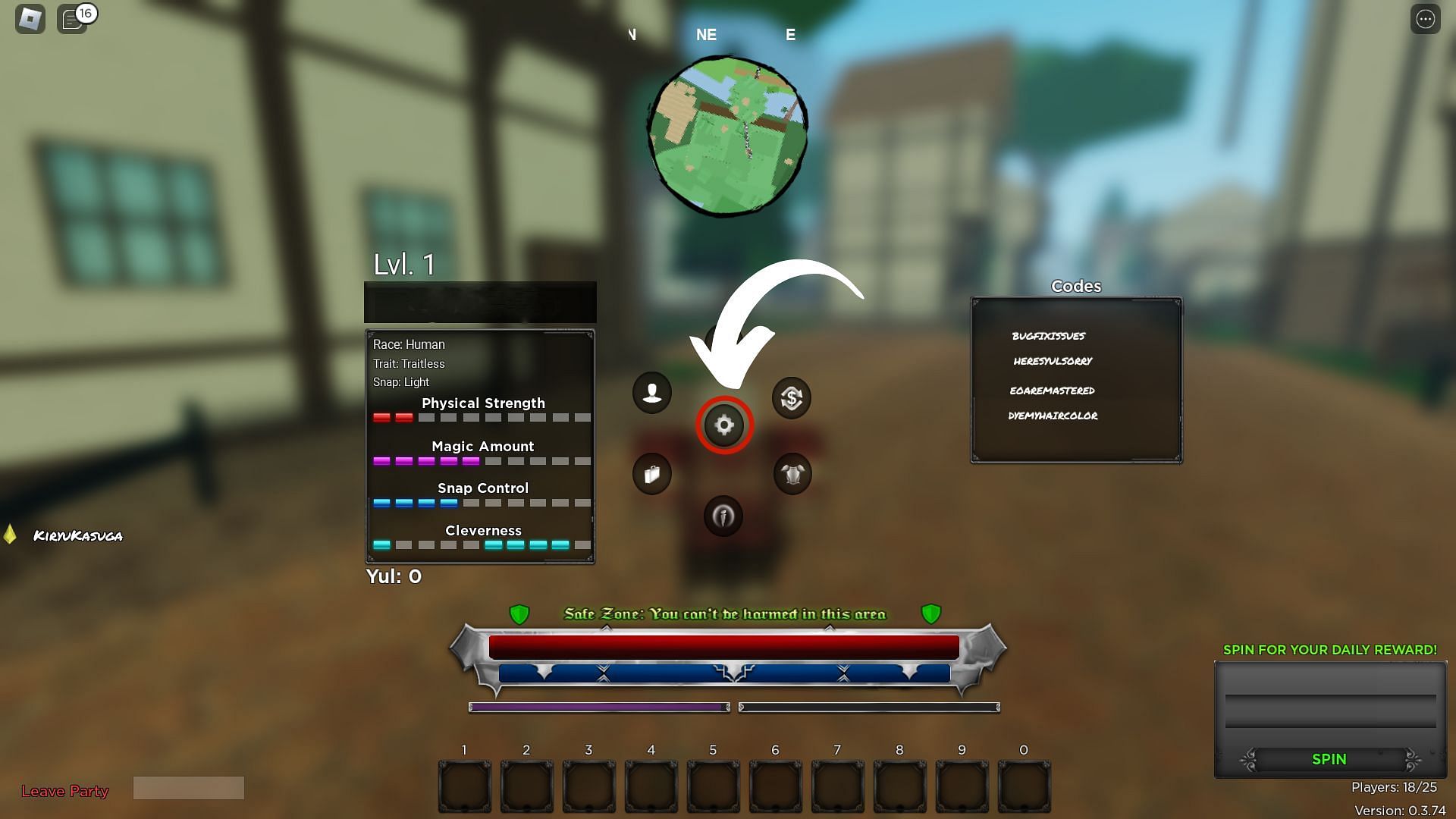 How to use codes for Era of Althea (Image via Roblox and Sportskeeda)
