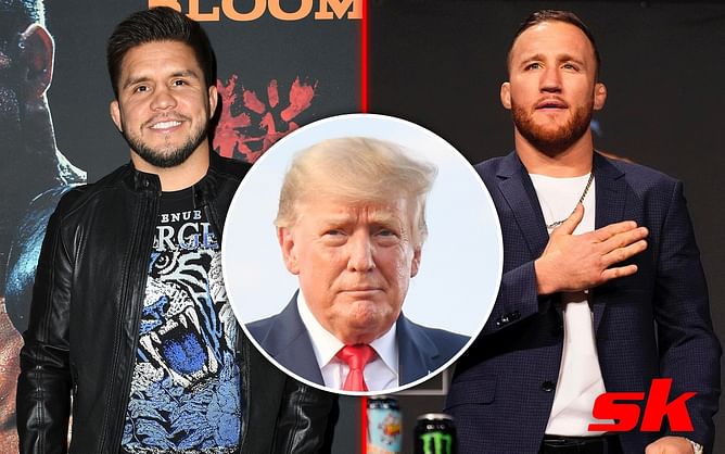"Don't mess with him" - When Donald Trump praised Henry Cejudo and Justin Gaethje during 2020 re-election campaign