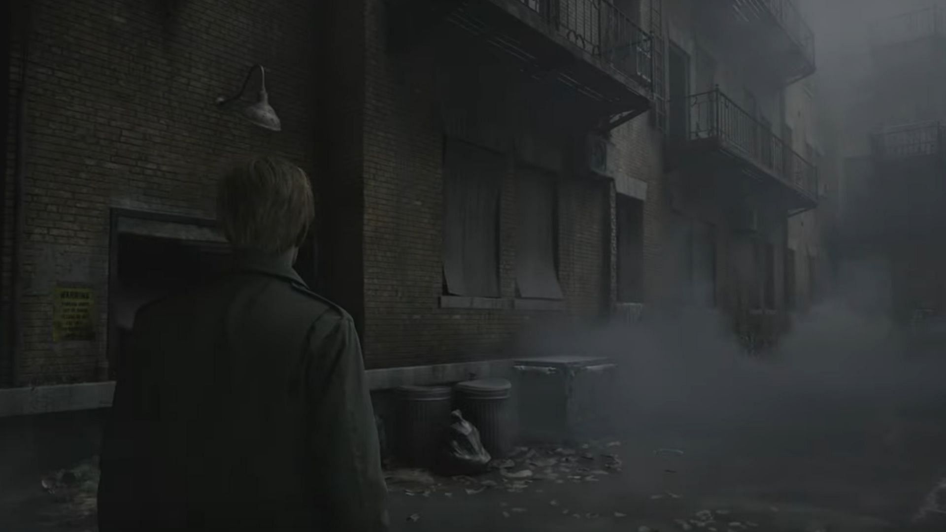 The trailer effectively highlighted atmospheric horror elements (Image via Konami)