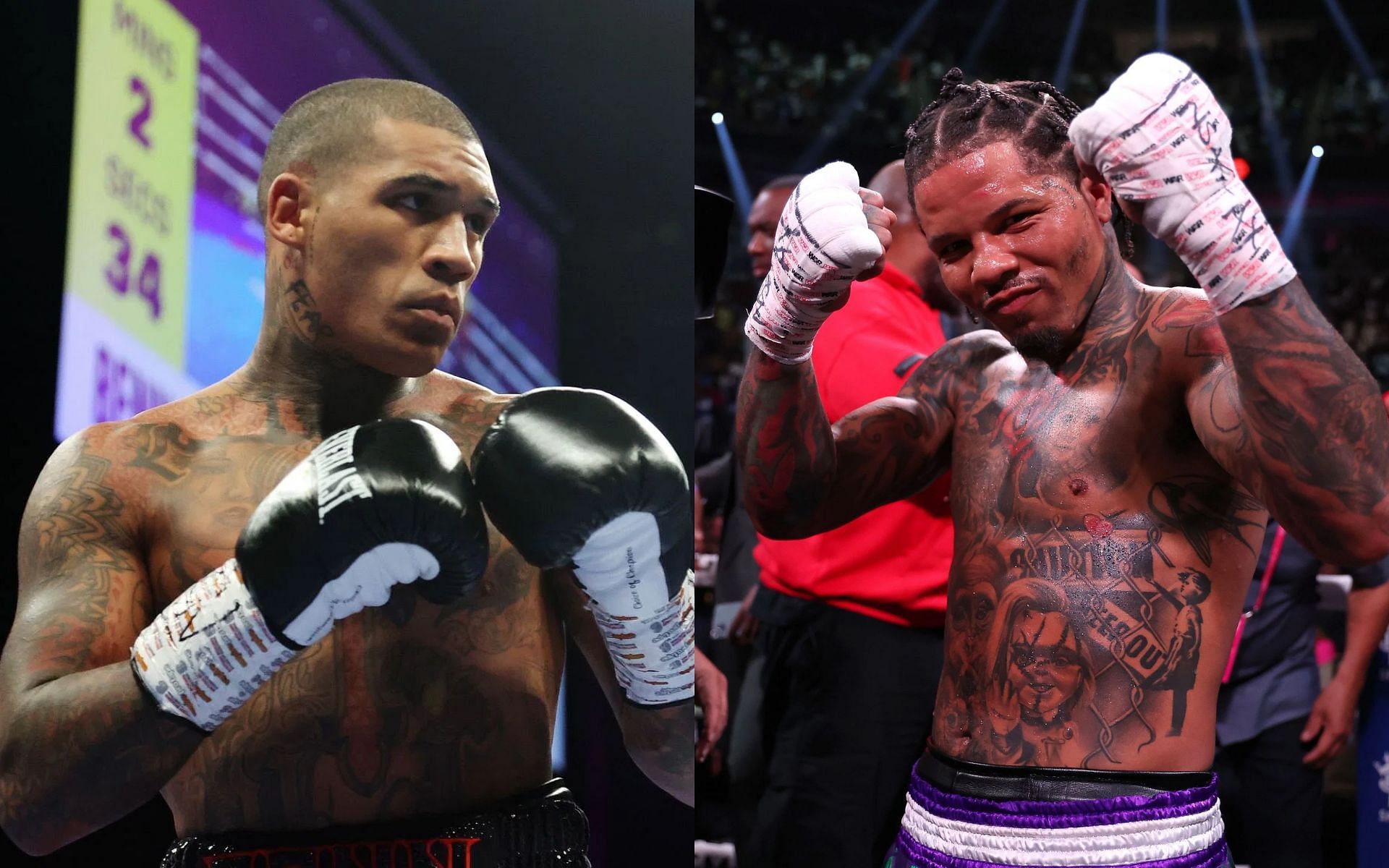 Conor Benn (left) and Gervonta Davis (right) could soon enter negotiations for a fight deal, according to Eddie Hearn [Images Courtesy: @GettyImages]