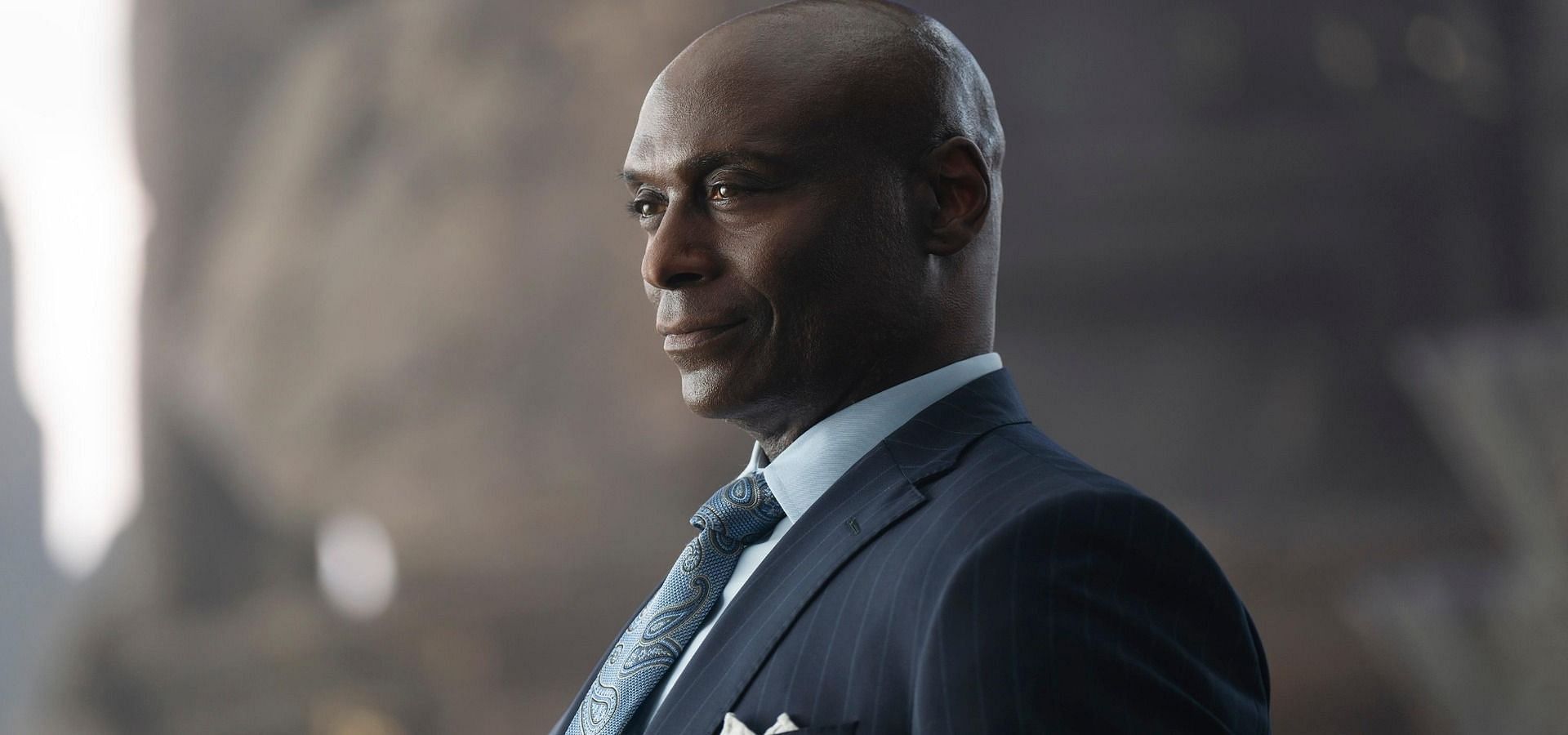 Lance Reddick, the great Zeus (Image via disney@IMDb)