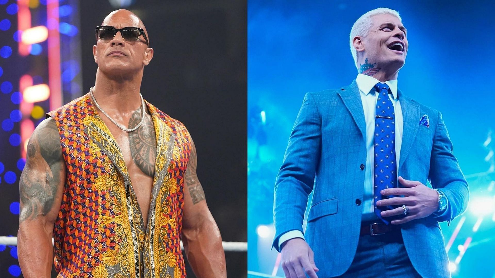 The Rock and Cody Rhodes