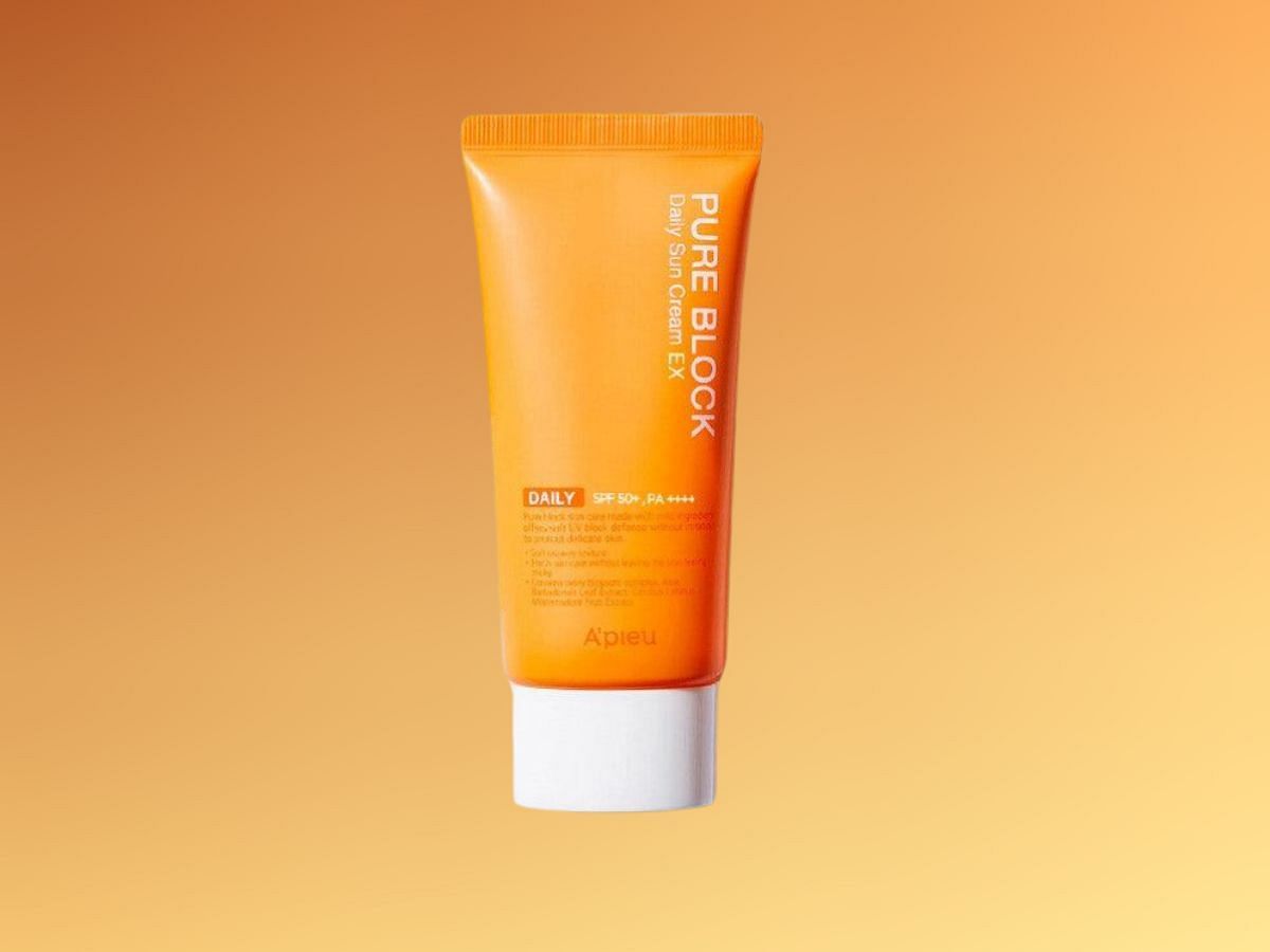 The A&#039;PIEU pure block natural daily sunscreen (Image via Empress Korea)