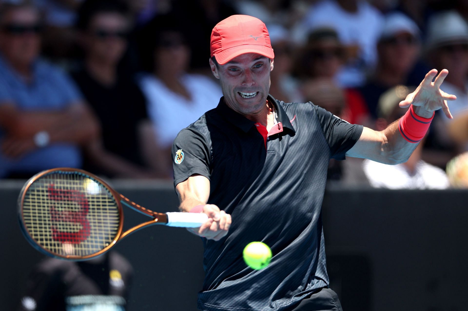 Bautista Agut at the 2024 Men&#039;s ASB Classic - Day 2