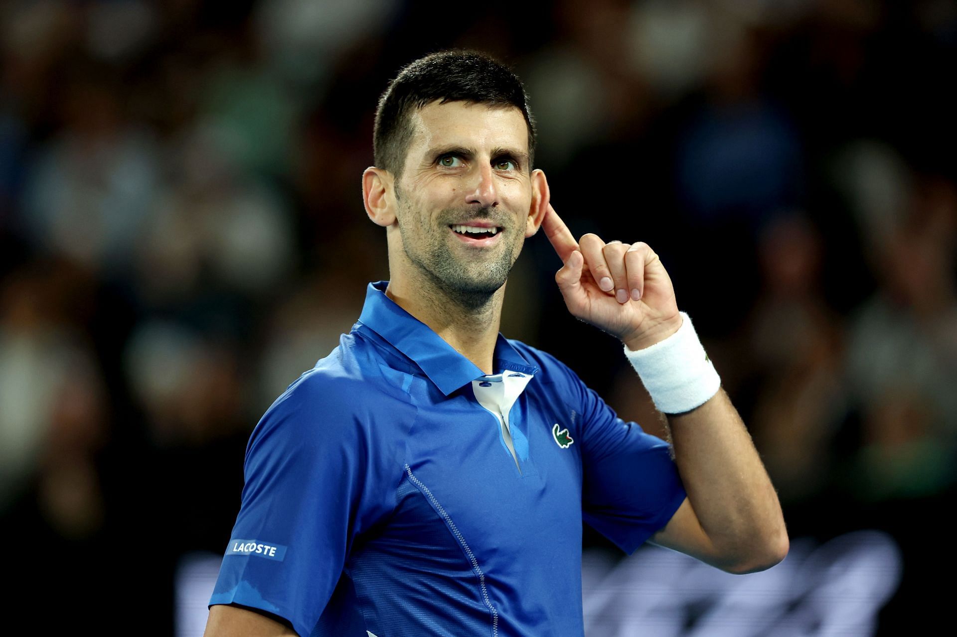 Novak Djokovic at the Australian Open 2024