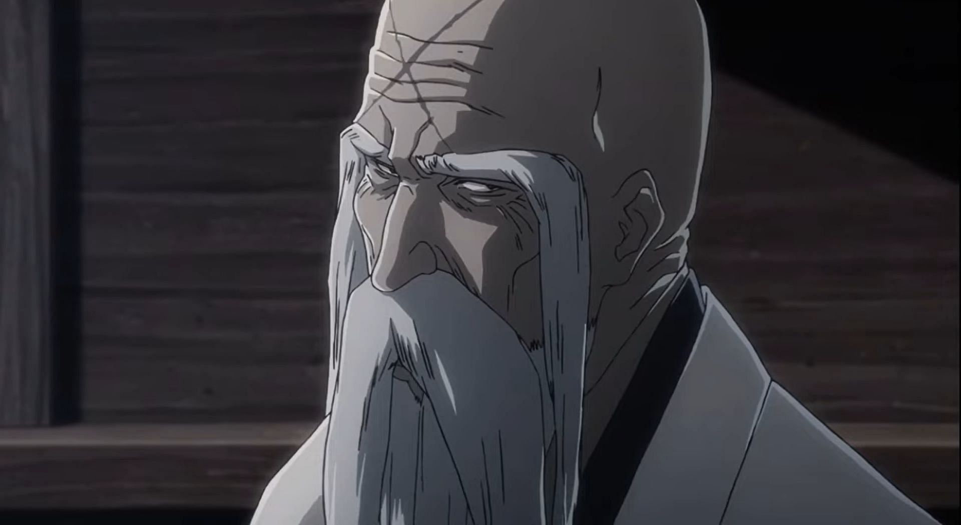 Yamamoto Genryusai Shugekuni as seen in Bleach TYBW (Image via Studio Pierrot)