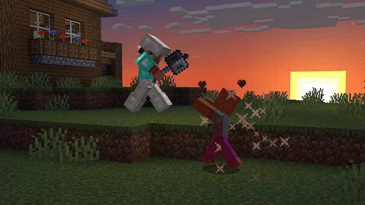 Mace weapon has undergone changes and received new enchantments (Image via Mojang Studios)