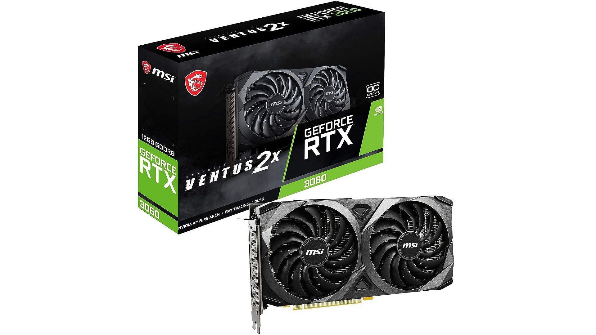 MSI Gaming GeForce RTX 3060 GPU (Image via MSI)