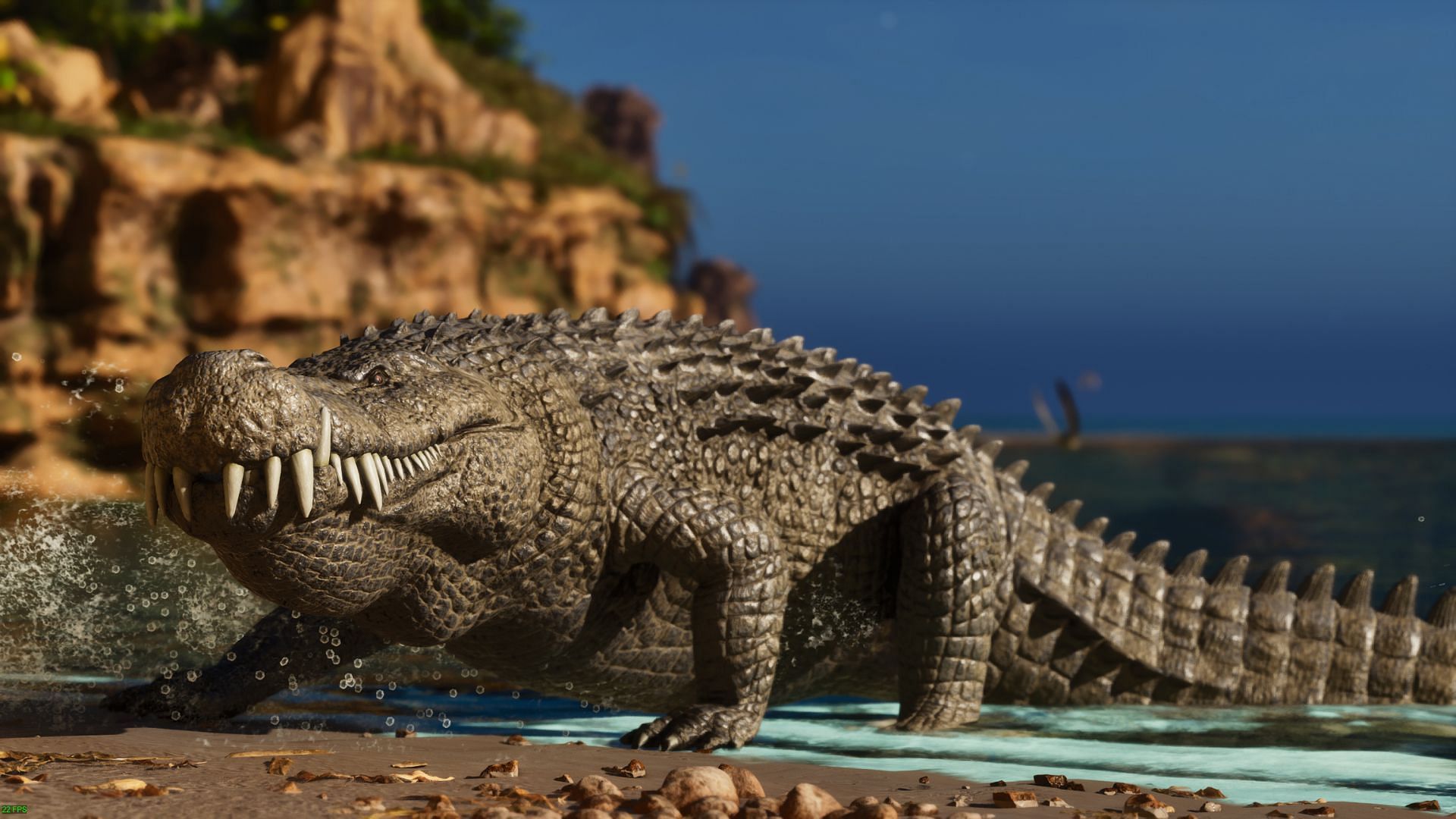 Deinosuchus is one of the most downloaded creature mods in Ark Survival Ascended (Image via Studio Wildcard)