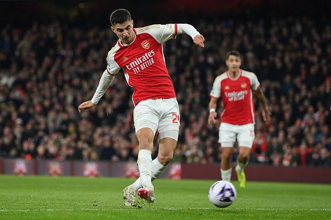 Brentford troll Kai Havertz on social media for alleged dive before scoring winner for Arsenal