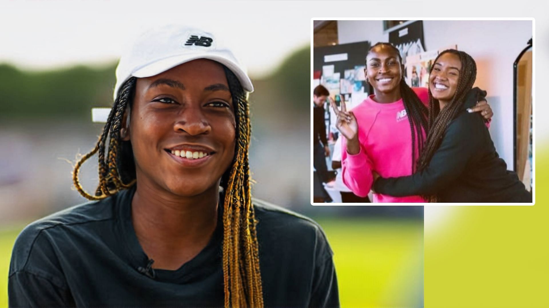 Coco Gauff's childhood best friend Jamilah Snells celebrates tennis ...