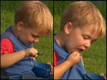 "This kid is still cleaner than Costanza" - Fans pass witty remarks as young baseball enthusiast turns ice-cream mishap into stadium highlight