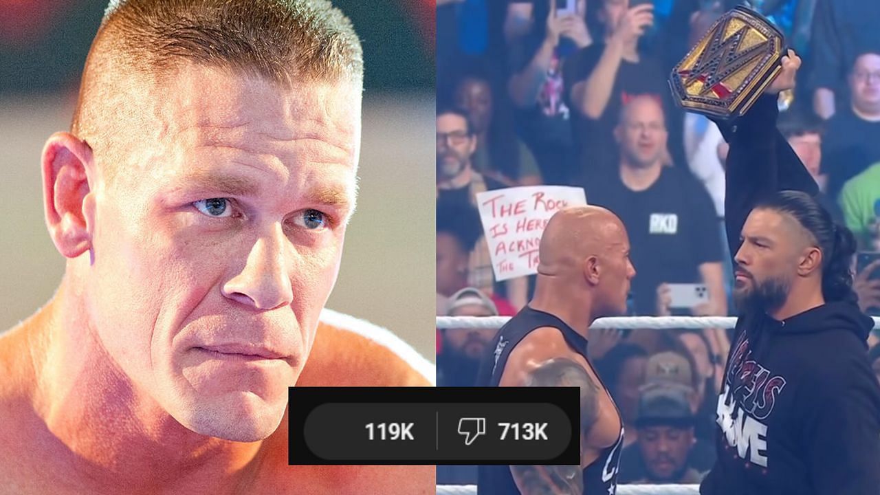 Cena has reacted to fans turning on The Rock (via WWE