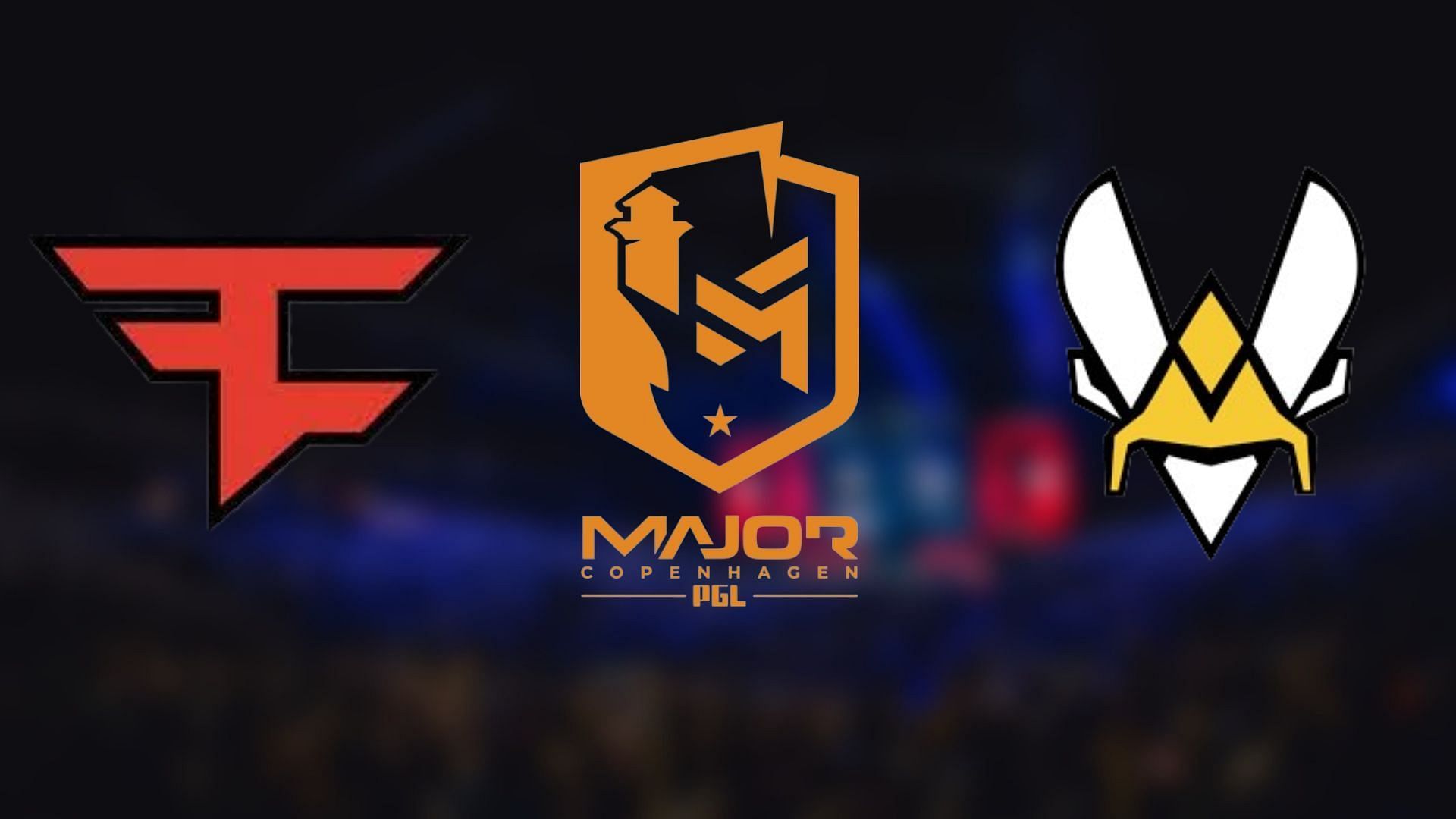 Vitality vs FaZe Clan at PGL Major Copenhagen (Image via Sportskeeda || Assets via Vitality, PGL, and FaZe Clan)