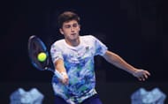 Luca Nardi at the Next Gen ATP Finals.