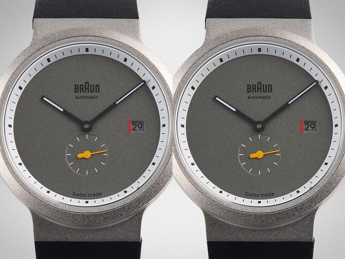 Braun x Hodinkee Iconic limited-edition watches (Image via Hodinkee)