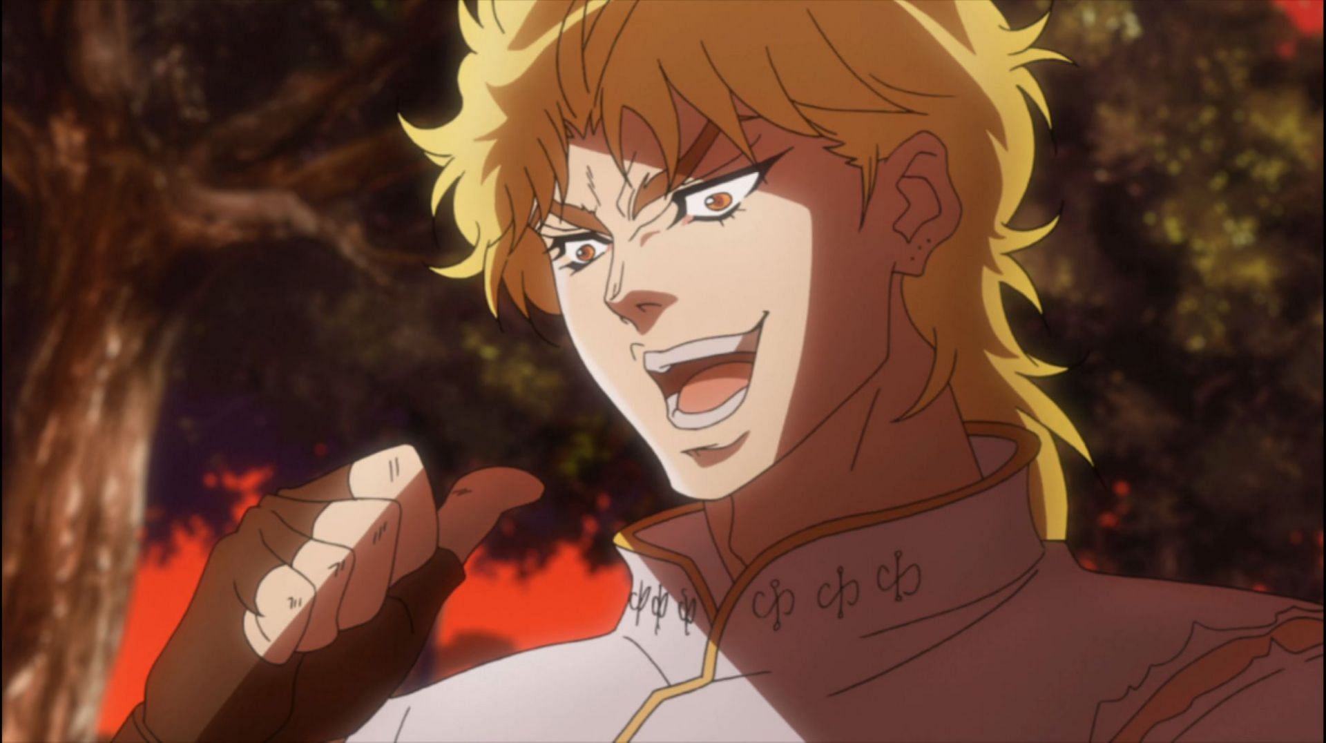 Dio Brando in Jojo&#039;s Bizarre Adventure: Phantom Blood (Image via David Production)