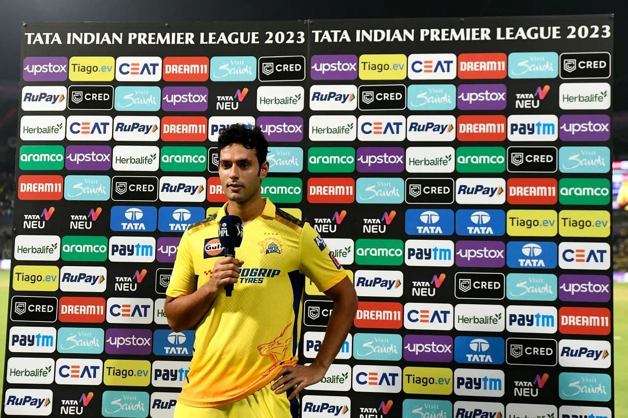 Shivam Dube during a post-match interview (credits: iplt20.com)