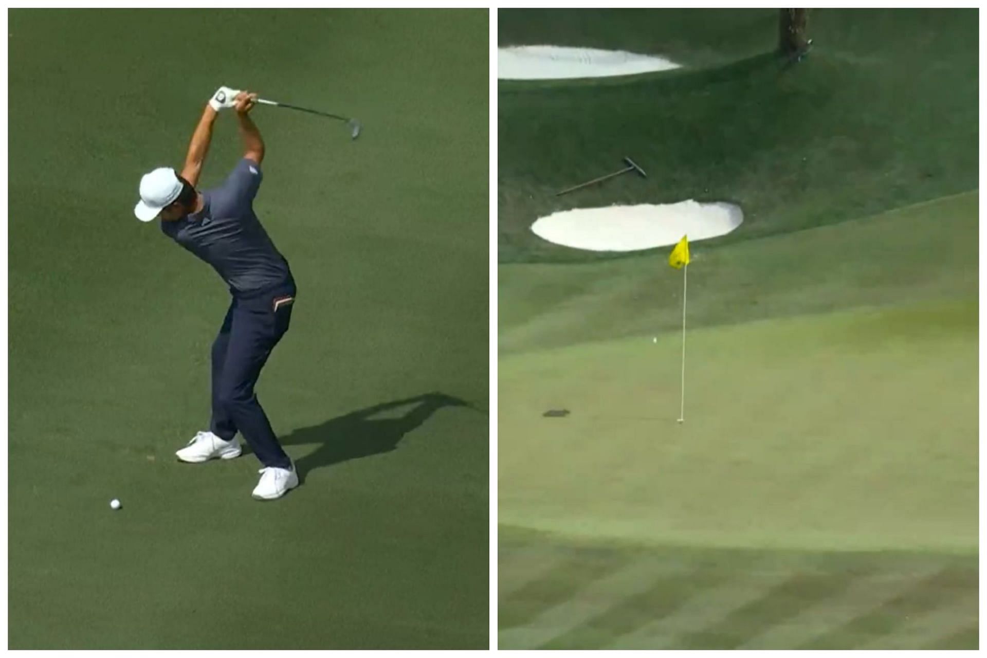 Brandon Wu missed an albatross during the second round of the Players Championship