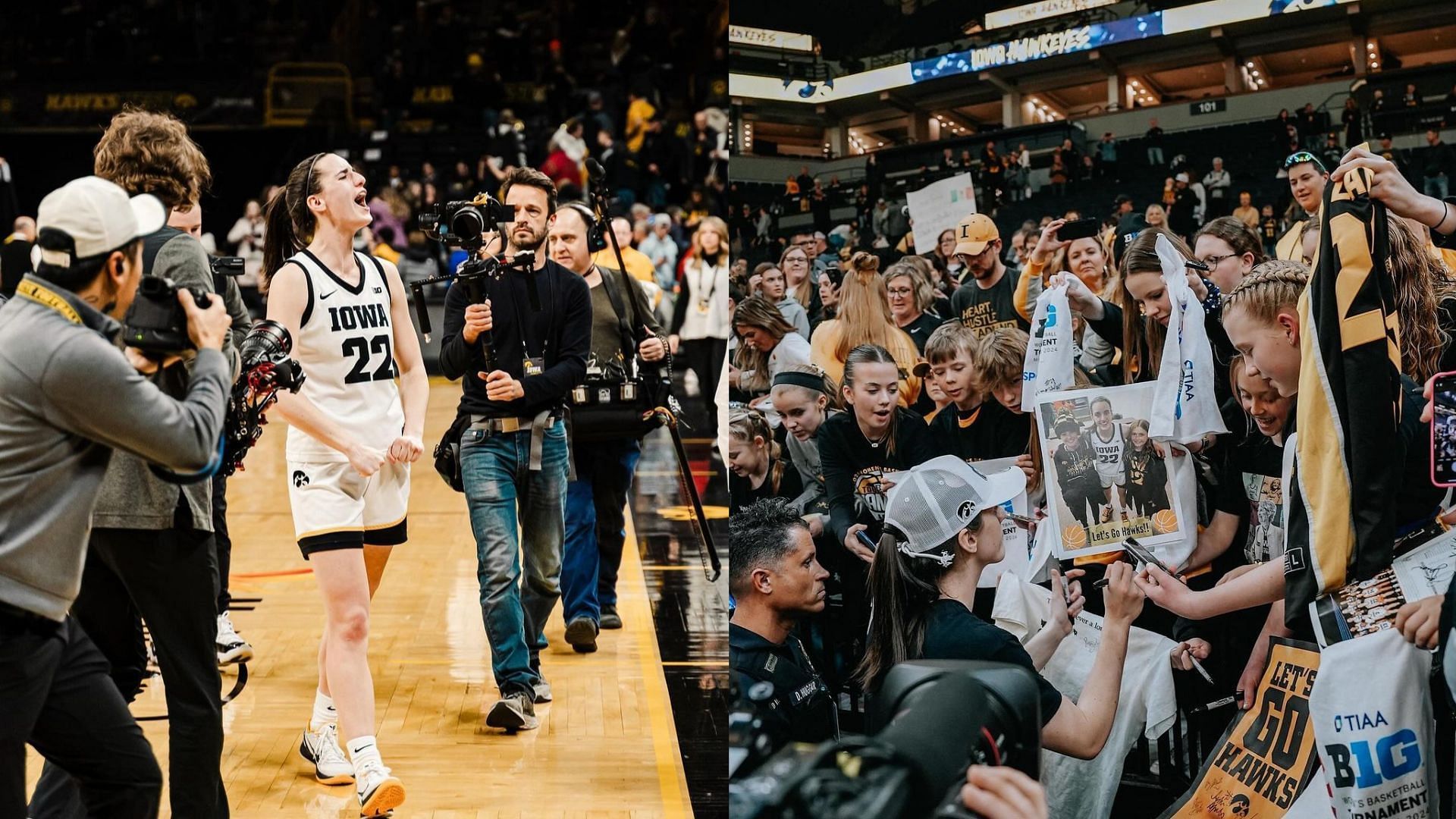 Iowa Hawkeyes basketball star, Caitlin Clark