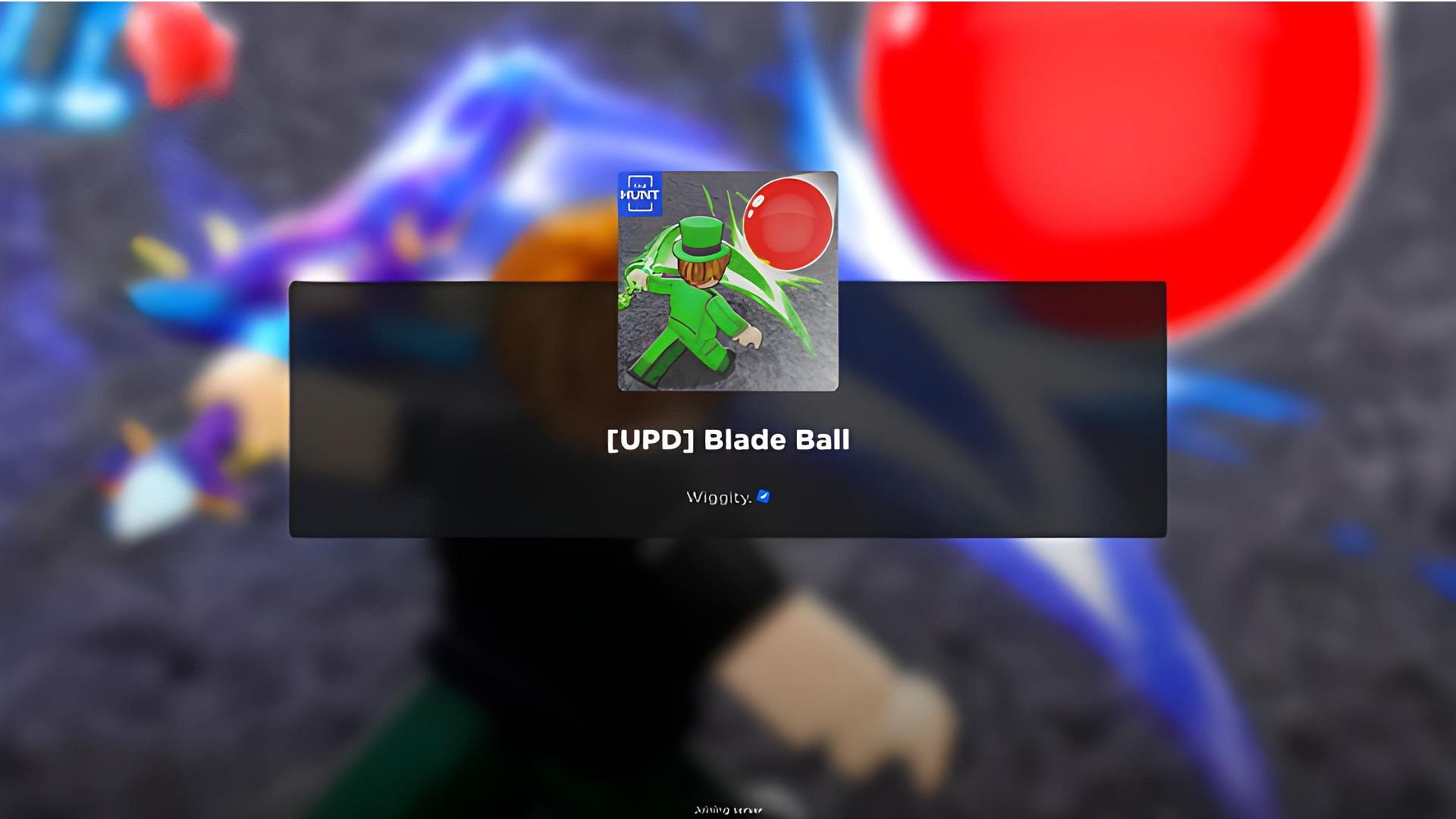 The ball slicing game (Image via Roblox)