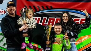 Kyle Busch proud of son Brexton for “kicking butt” and starting the Millbridge season on a winning note