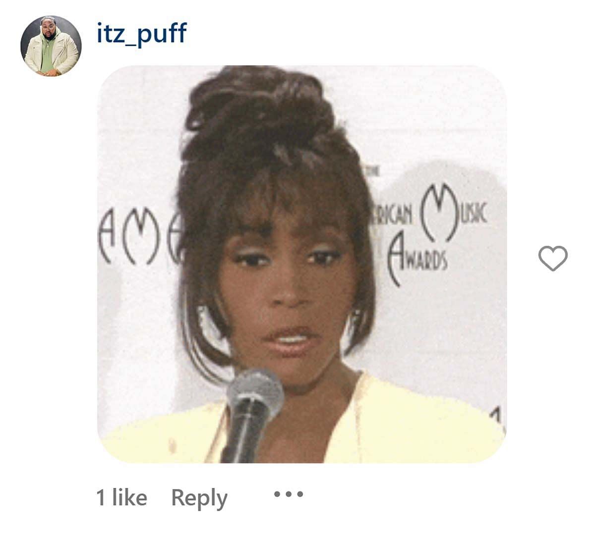 A comment reacting to the news (Image via Instagram/ @itz_puff)