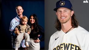 PHOTO: Astros star Josh Hader’s wife Maria captures son Lucas enjoying post-swim fruits with nod to Bob Marley & the Wailers