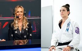 Mackenzie Dern offers Laura Sanko words of support in the wake of criticism