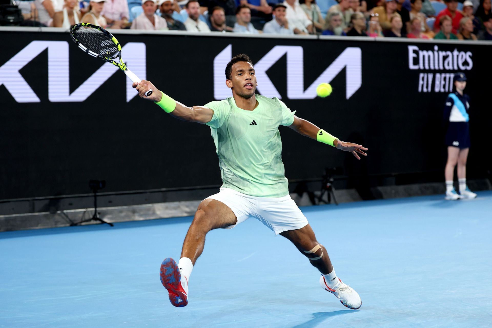 Felix Auger-Aliassime at the 2024 Australian Open