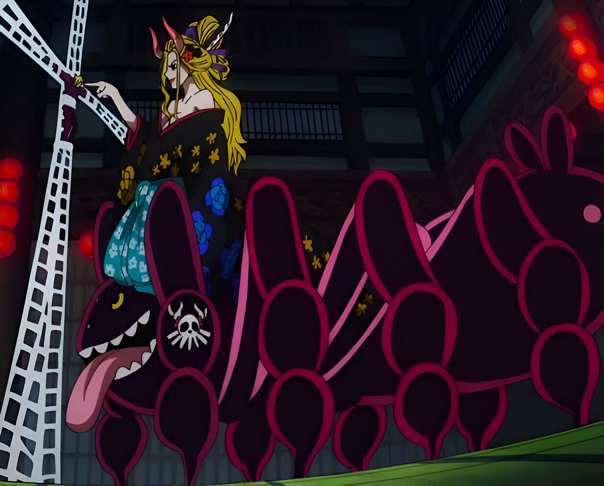 Black Maria as seen in her hybrid form (Image via Toei Animation)