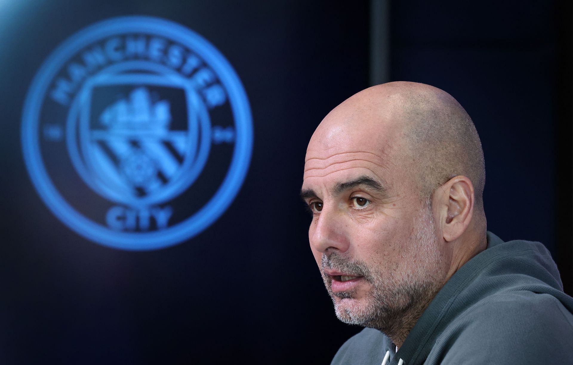 Manchester City Training Session And Press Conference - UEFA Champions League 2023/24